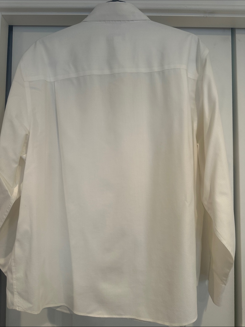 Talbots White Women's Button-Down Dress Shirt - Picture 7 of 8